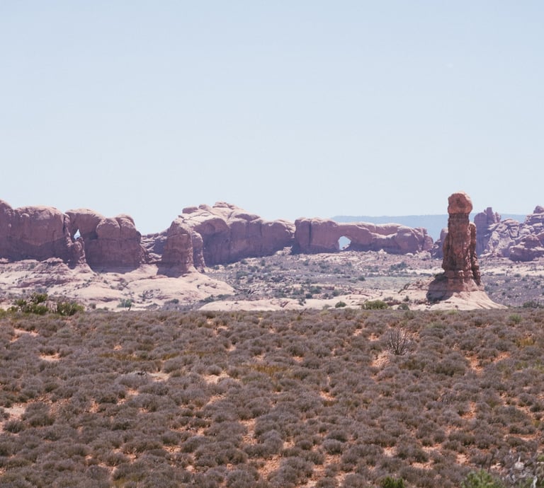 Red Rocks in Arches NP