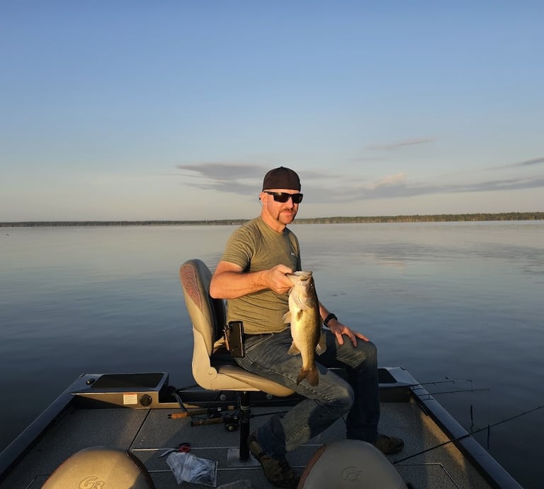 Matt caught a nice bass