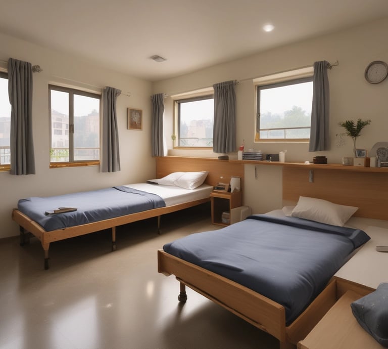 Hotel spa area with tranquil ambiance, comfortable lounge chairs, and soothing water features.