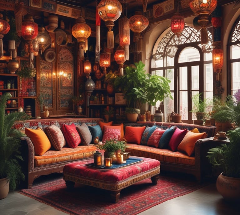 Vintage lantern glowing softly on a reclaimed wood shelf with farmhouse accents