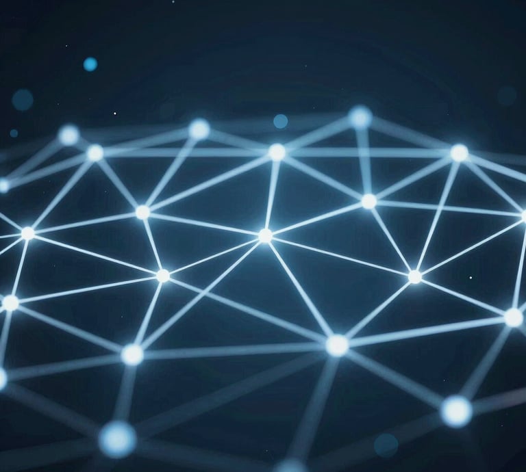 Futuristic AI control room with holographic interfaces and sleek technology panels.