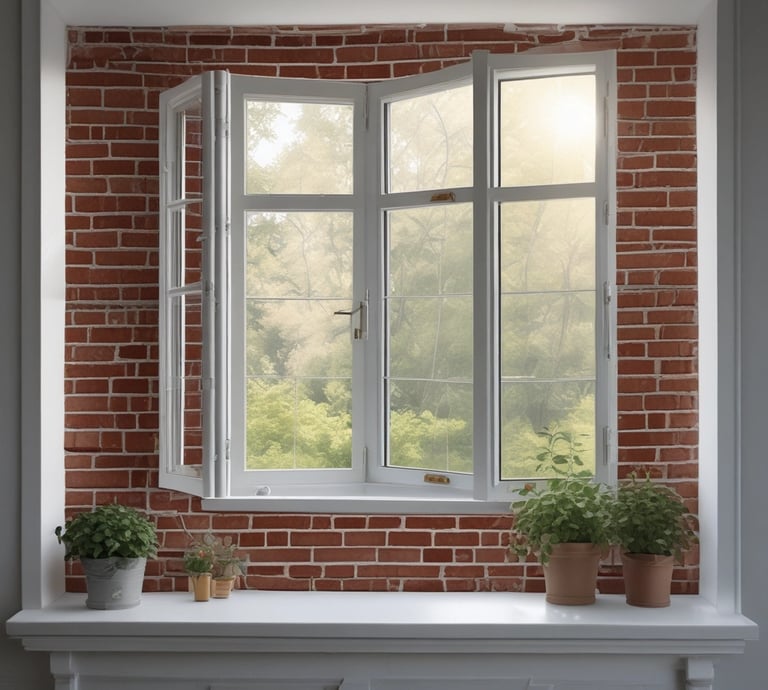 A beautiful display of custom hurricane windows and doors.