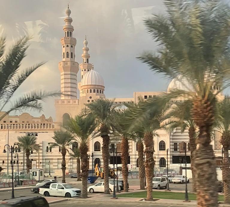 Mosque near Mina in Makkah