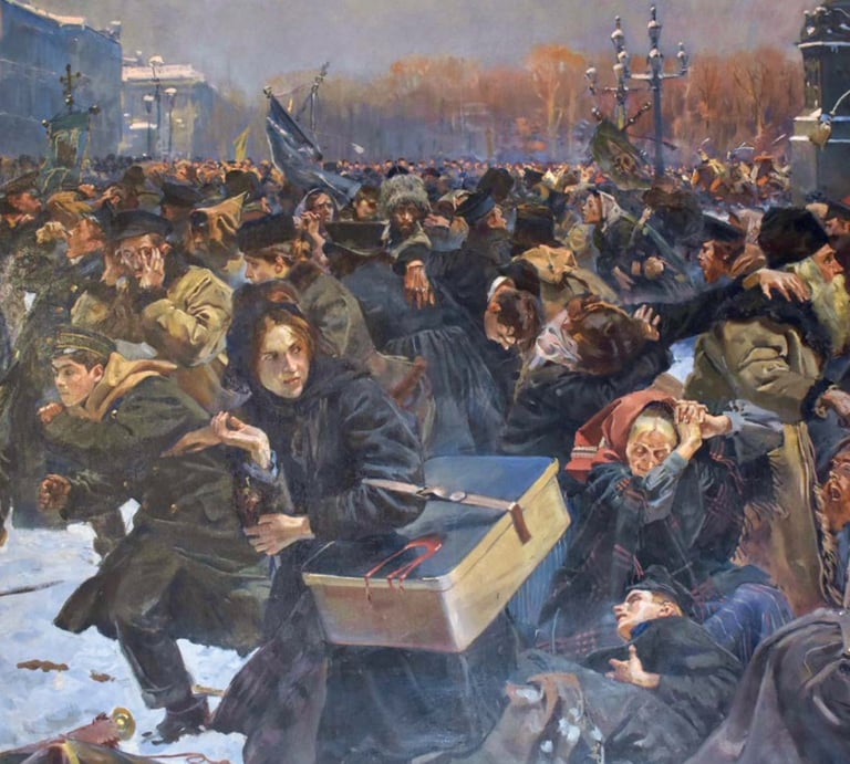Кривава неділя. Войцех Горацій Коссак. Музей мистецтв. Кропивницький