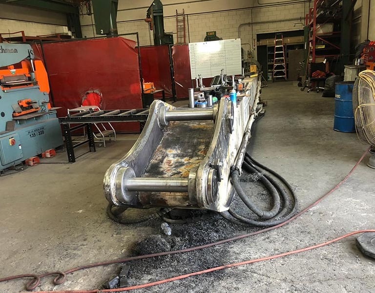 a machine that is sitting in a factory