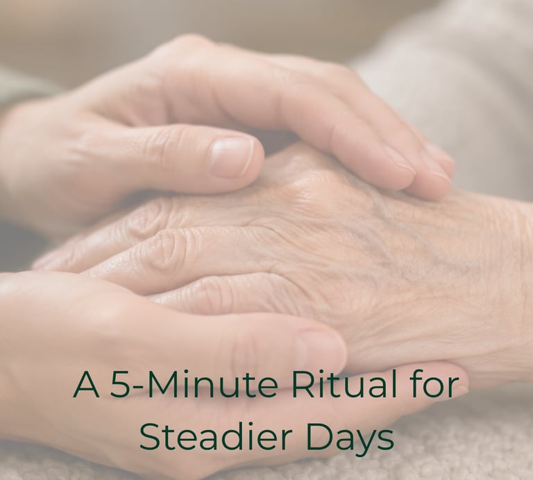 The Morning Reset - Caregiver guide for less overwhelm and more clarity