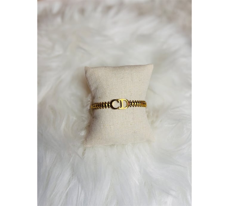 bracelet CD acier inoxydable