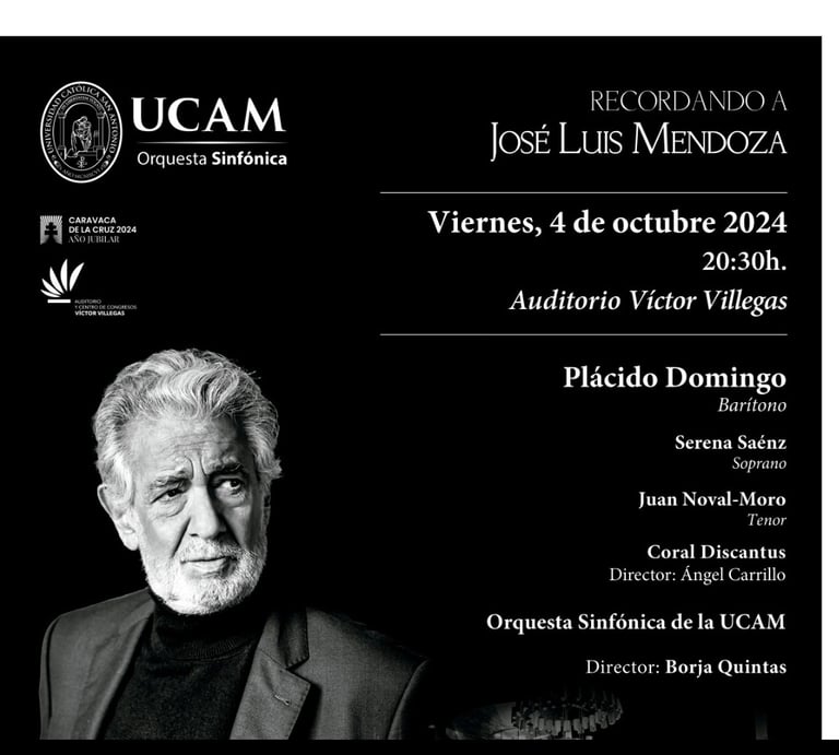 Plácido Domingo Auditorio Víctor Villegas