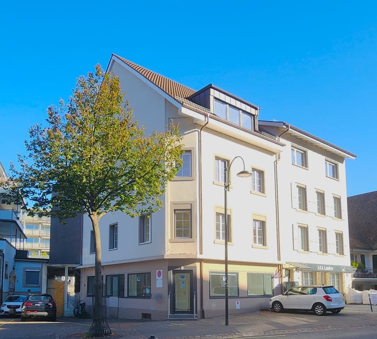 Zentralgelegenes und einzigartiges Mehrfamilienhaus als Renditeobjekt in 4242 Laufen zum Verkauf