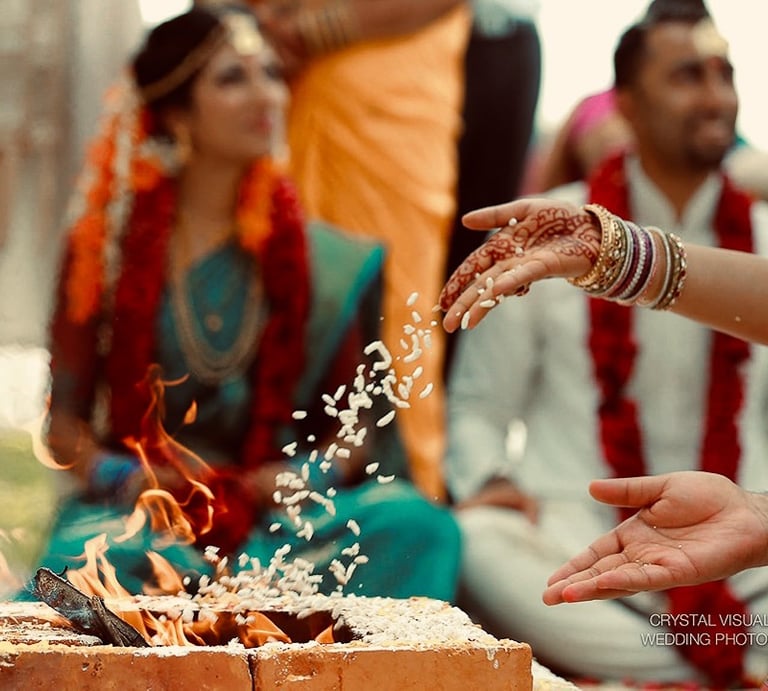 Destination wedding rituals in Kerala