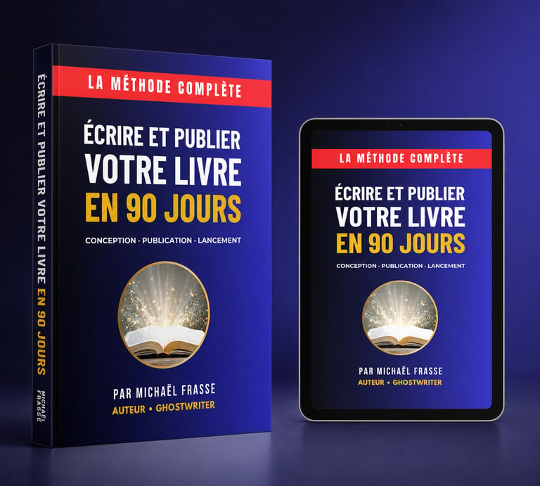 Mockup livre-formation écrire et publier votre livre en 90 jours