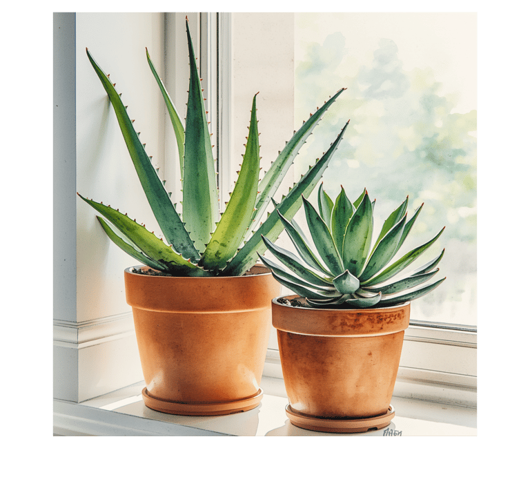 aloé véra et agave
