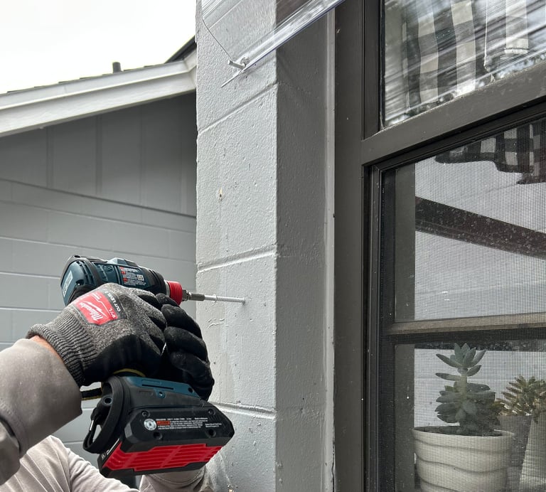 Hurricane Shutter Installation