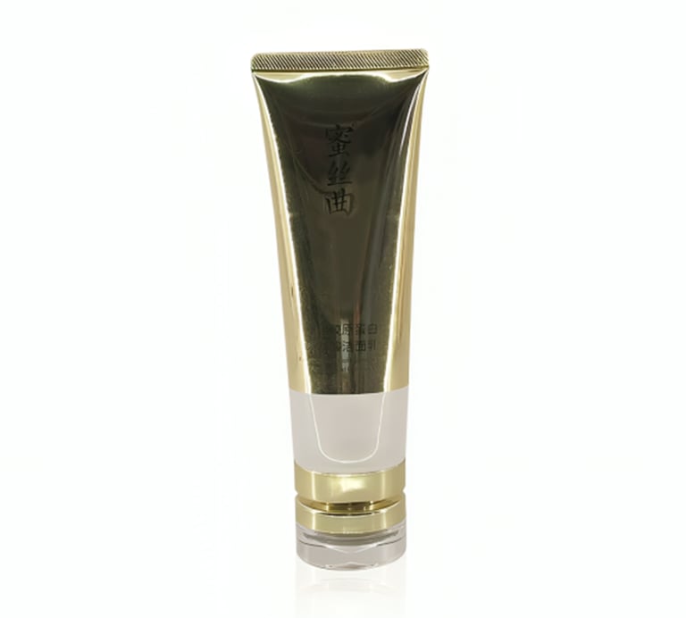 uv coating seamless tubes with flip top acrylic cap. parsak labs.