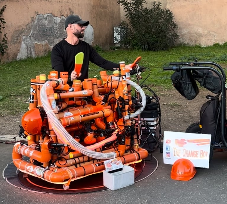 Fot. Justyna Józefowicz, Rzym 2023, Orange Boy
