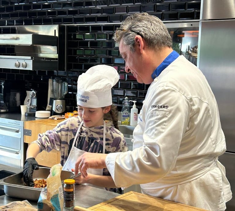 Ateliers cuisine chez "CHAZAL"dans le Jura