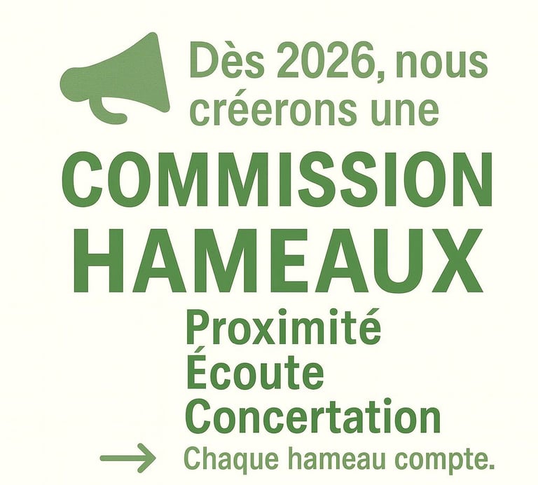 Commission Hameaux pour un village unifié