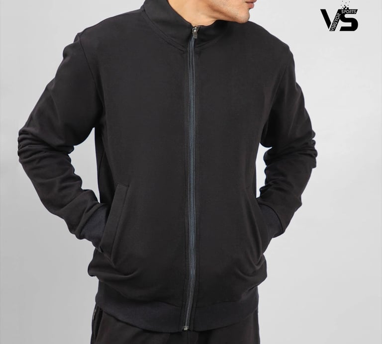 front zipper jacket