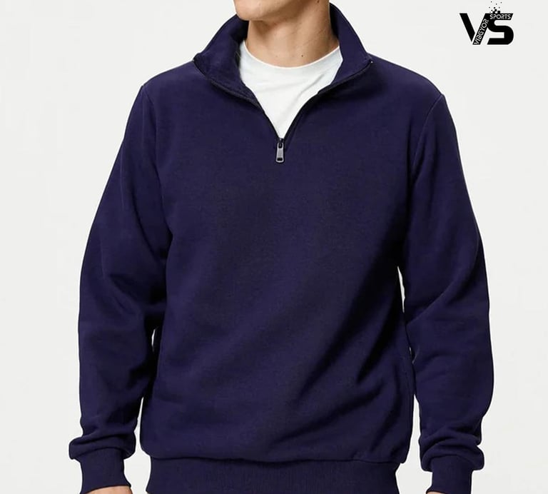 half zipper sweatshirt