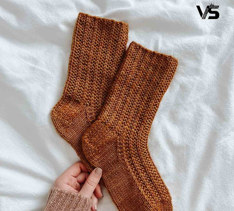 knitted socks