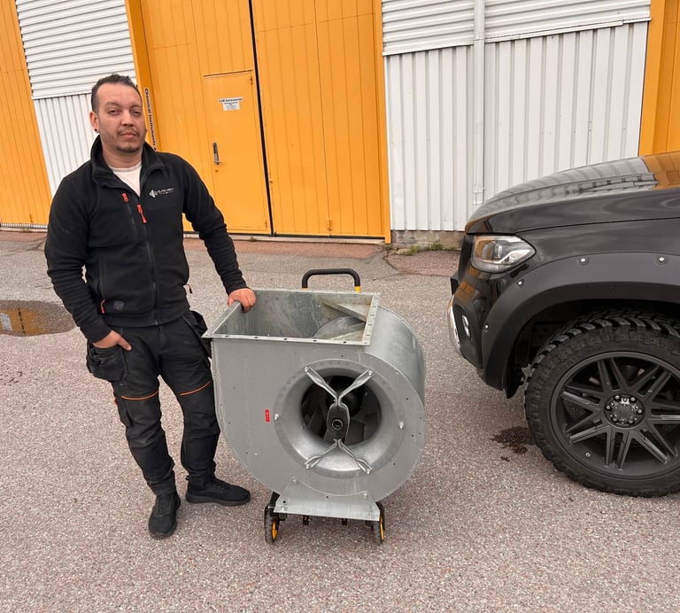Service av ventilation i Västerås