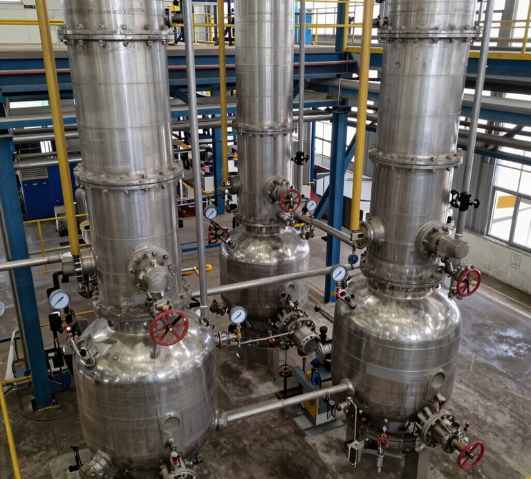 Modern facility at Al-Afja hub showcasing industrial waste-to-value transformation.