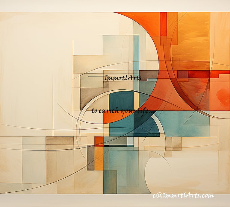 #1 The Transition an abstract painting