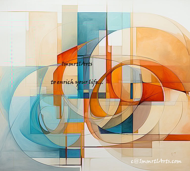 ImmrtlArts : #10 The Mist abstract painting