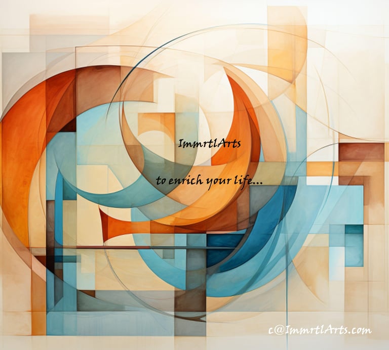 ImmrtlArts : curves#11 an abstract painting