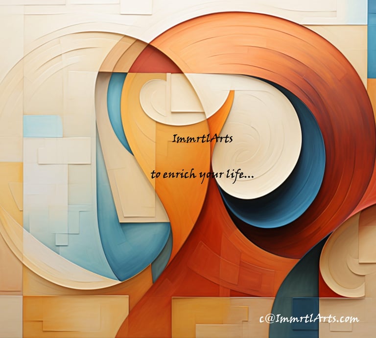 ImmrtlArts : curves#12 abstract painting