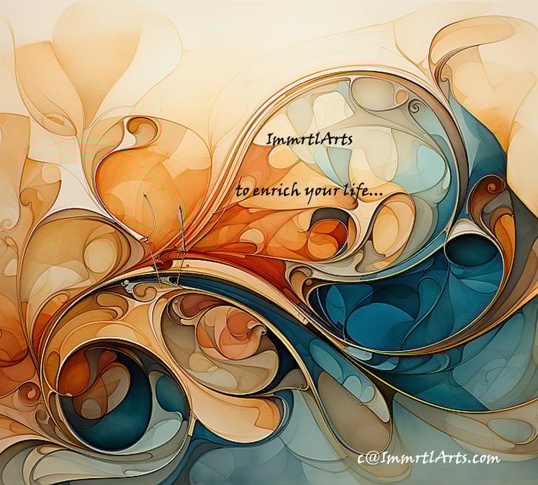 ImmrtlArts : #18 The Worship abstract painting