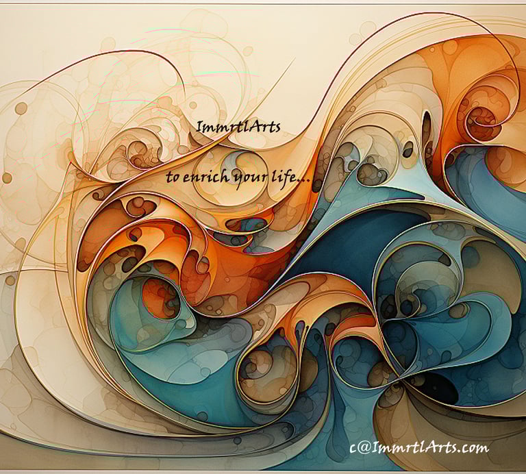 ImmrtlArts : #22 The Life an abstract painting