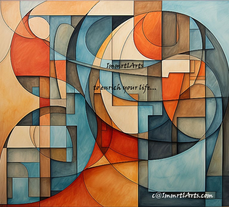 ImmrtlArts : #23 The Intricacies an abstract painting