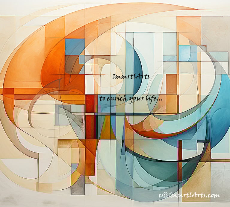 ImmrtlArts : #9 The Forming abstract painting