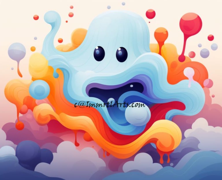 ImmrtlArts: Dressed Up: Work Illustration