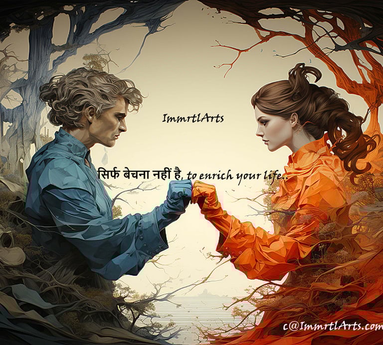 ImmrtlArts: Illustrations Intricate emotions 