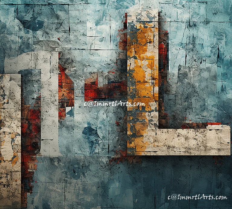 ImmrtlArts : Love 1 2023 abstract painting