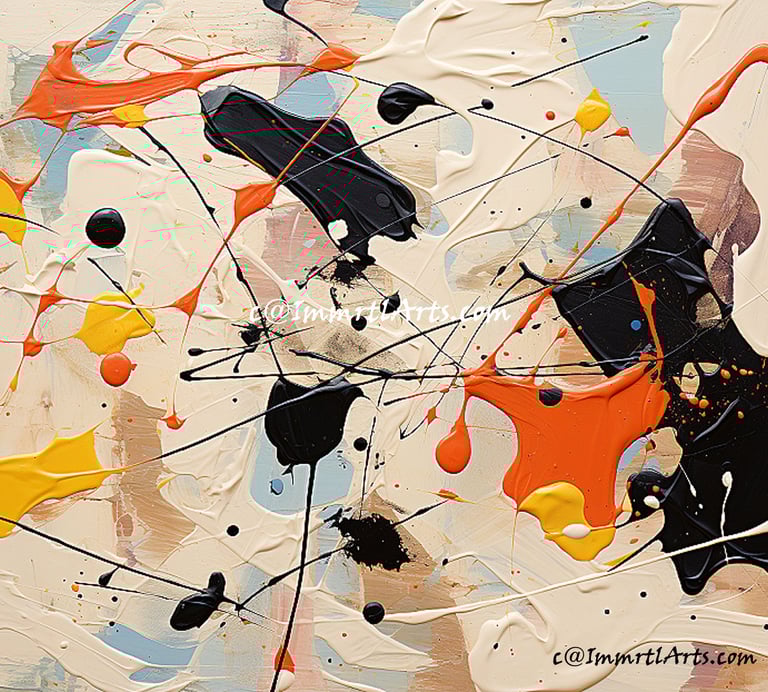 ImmrtlArts : muddling love abstract painting