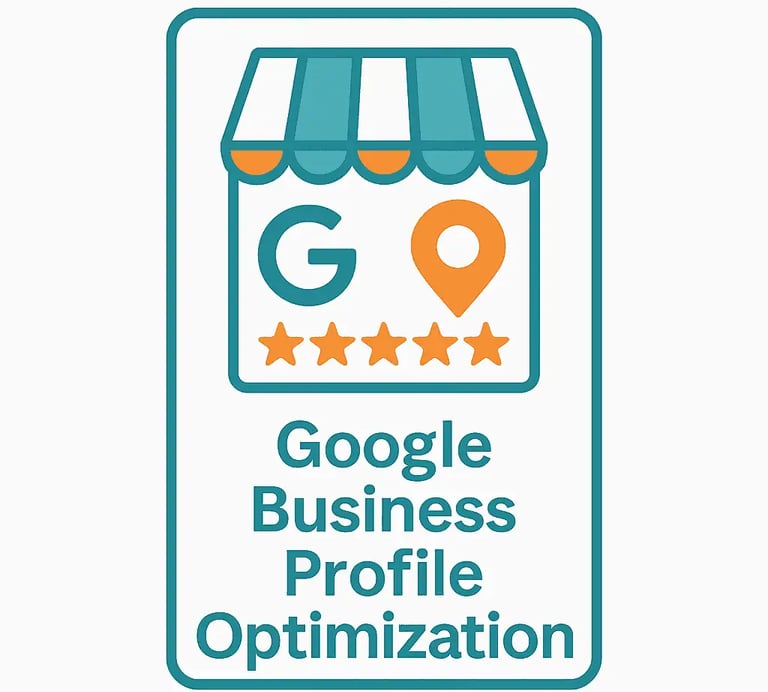 a google search for a business profile