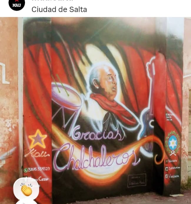 MURAL HOMENAJE A "LOS CHALCHALEROS" - MAU 
