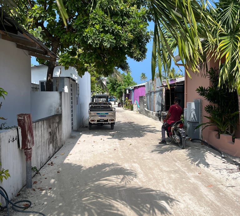 Una delle vie di Dhigurah