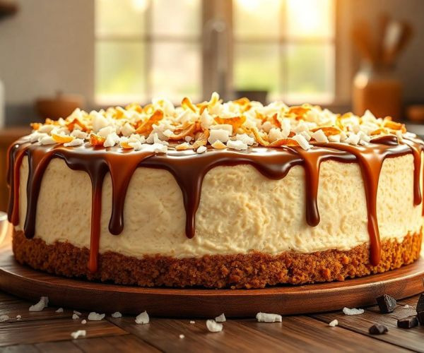 Samoa cheesecake