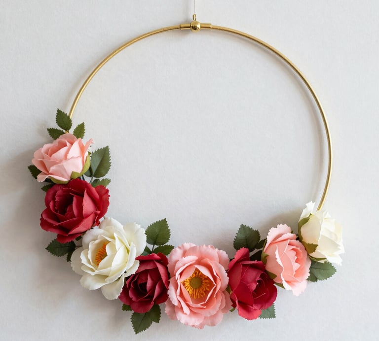faux floral wreath making hen party york