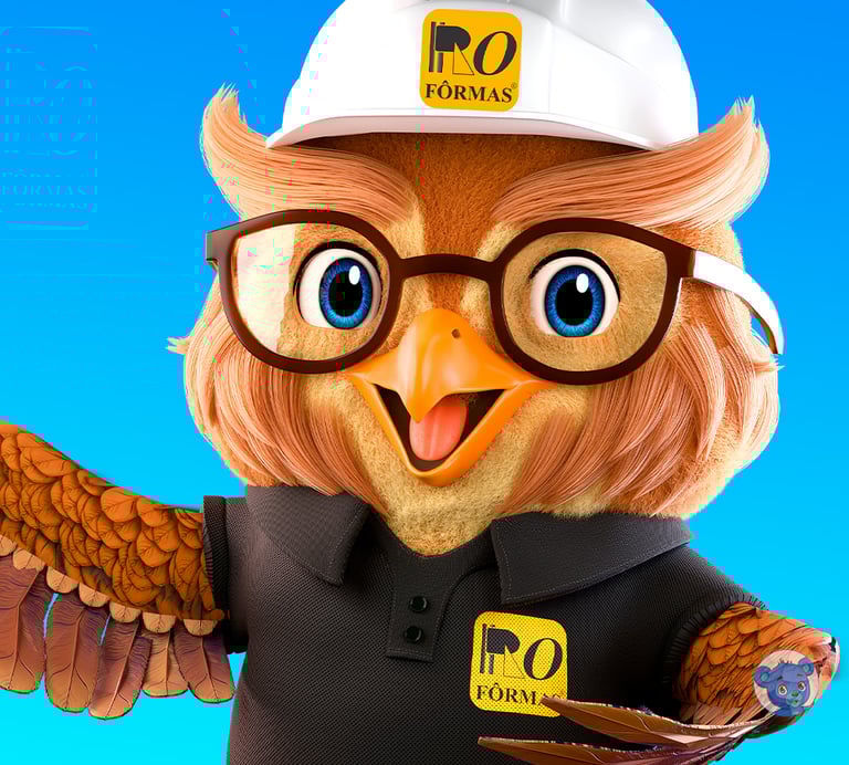 mascote 3D personagem 3D