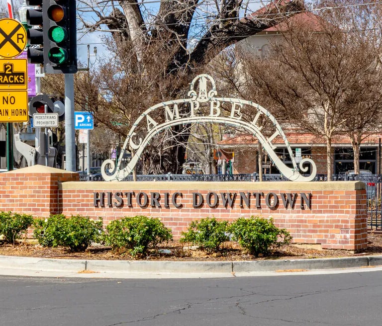 Historic Downtown Campbell near award winning #1 West Park Dental