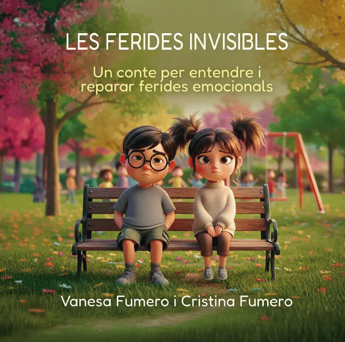 Portada del llibre Les ferides invisibles, sobre emocions i ferides emocionals.