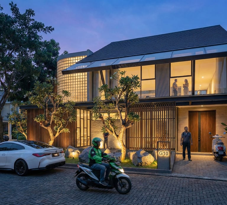 Jasa arsitektur & interior rumah mewah modern Jakarta, BSD, Serpong, PIK, Karawaci