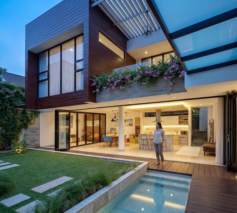 Jasa arsitektur & interior rumah mewah modern Jakarta, BSD, Serpong, PIK, Karawaci