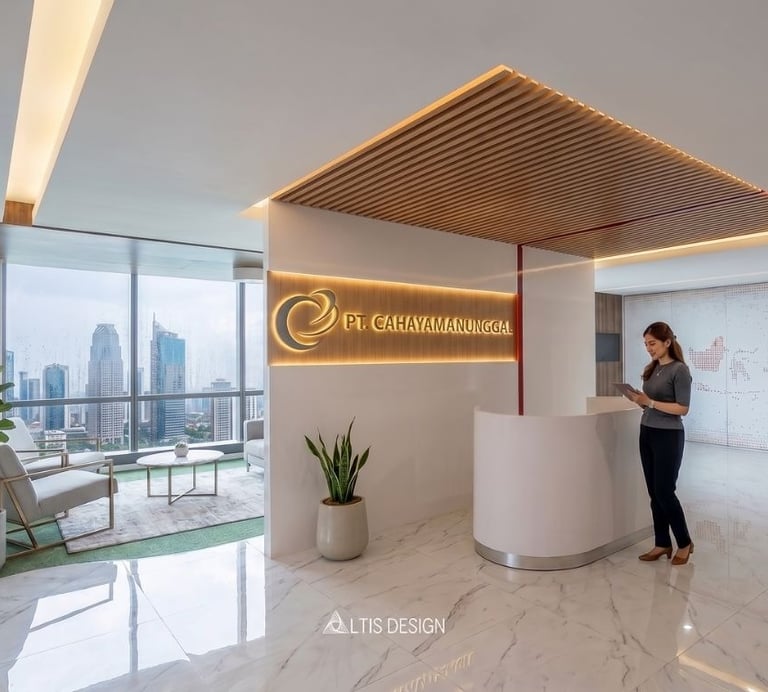 Jasa desain build interior fitout office kantor Jakarta, BSD, Serpong, PIK, Karawaci