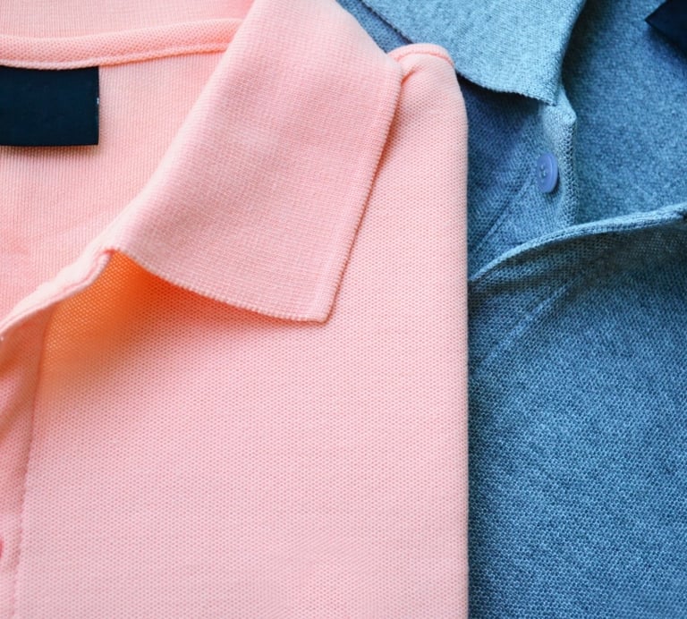 Rongzhiyue: Polo shirts elastic collars